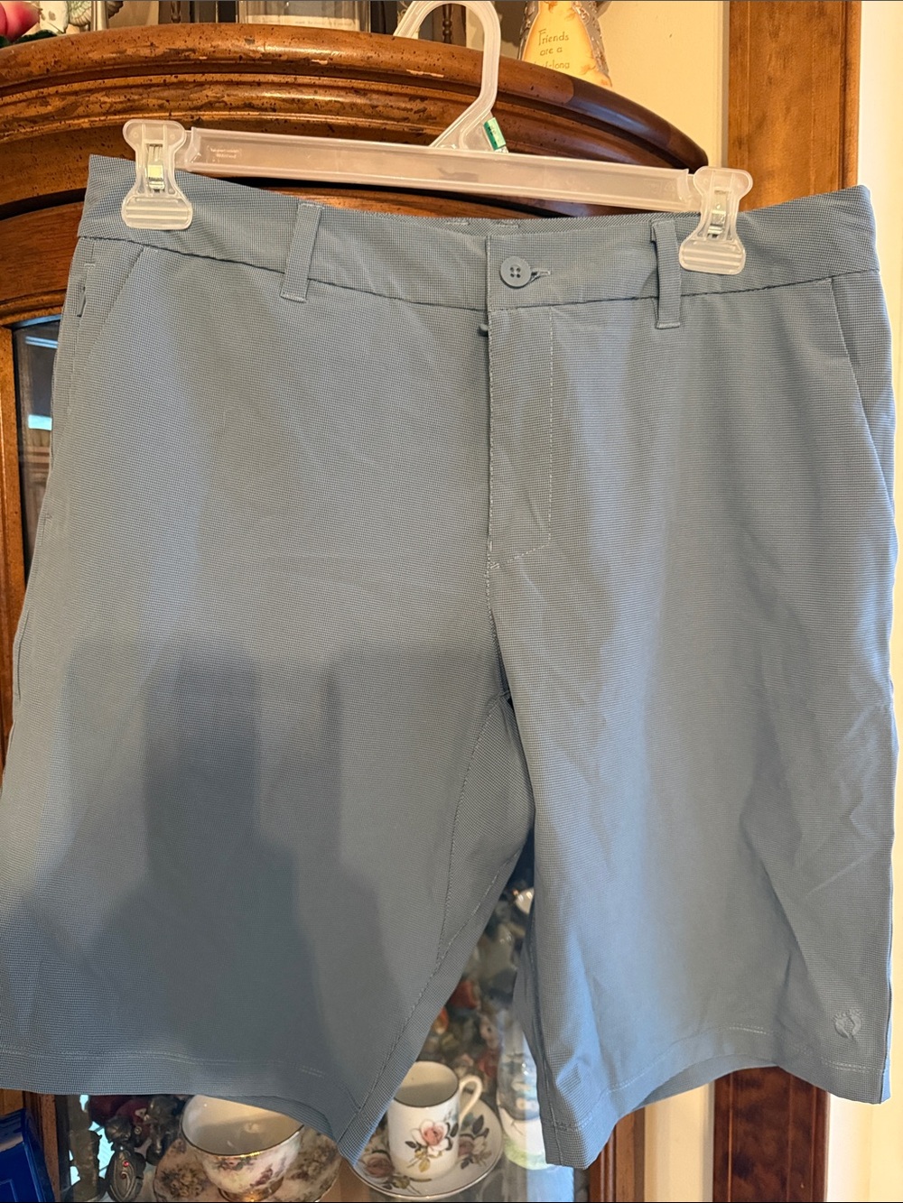Men's Light Blue Performance Golf Shorts